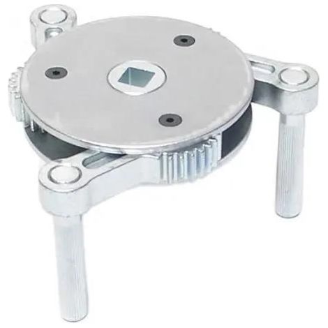 BGS Llave para filtro de 3 garras cromada robusta