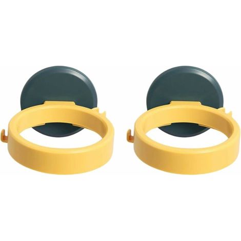 Ahlsen Haartrockner-Halter, Kunststoff, wasserdicht, Haartrockner-Halter, Wandmontage, selbstklebender Haartrockner-Halter, selbstklebender Haartrockner-Halter für Badezimmer, Friseursalon, Schminktis (1/5)