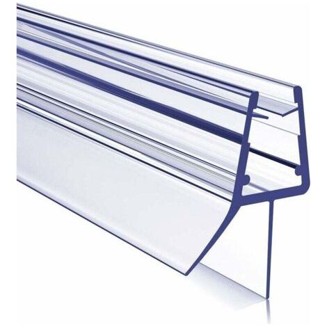 Joint de douche 50cm – Étanchéité PVC pour portes vitrées 4-6mm – Installation facile – Protection contre les fuites d'eau