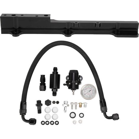Kit de Rampe d'Injecteur Aluminium 1/8 NPT Compatible Honda Acura / Integra / Civic Del Sol Si B16A (1/5)