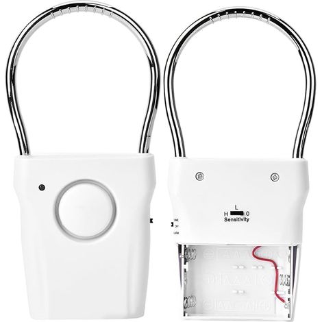Türgriffalarm, 120 dB Berührungsvibration, Diebstahlalarm, lauter Türknopf, Tür- und Fensteralarm, 120 dB Berührungssensor (1/5)