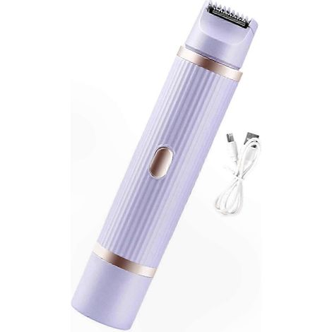 Tonduette Compacte pour Femme à Double Tête, Épilation Visage et Maillot, Design Ergonomique et Portable, Outil de Rasage Féminin (1/5)