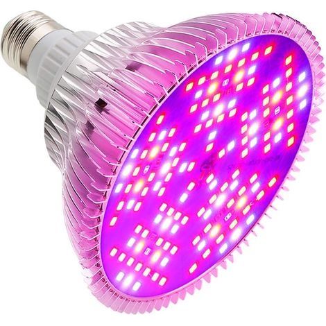 100W Ampoule LED de Croissance, Spectre Complet, Croissance Floraison 3 Mode Lampe pour Plante E27 Ampoules de Lumières pour Serres Jardins Intérieur, Grow Box, Plantes d'intérieur (1/5)