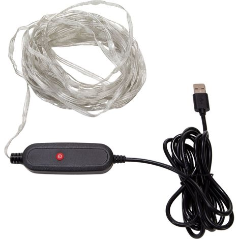TUYA LED - 7.5 M - 75 LAMPES MULTICOLORE - CÀBLE TRANSPARANT - SMART VELLEMAN V-TUYA-7.5-RGB (1/5)