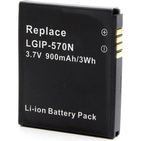 NX - Batterie téléphone, smartphone, GSM pour LG 3.7V 750mAh - LGIP-570NLGIP570N (1/4)