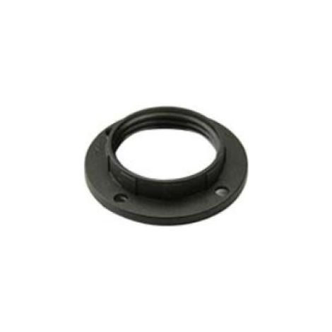 Ghiera filettata fai attacco e14 42x15 mm nero - 0235/n
