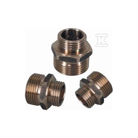 Boquilla reductora gzxgz de latón de 1/2" x 3/8"