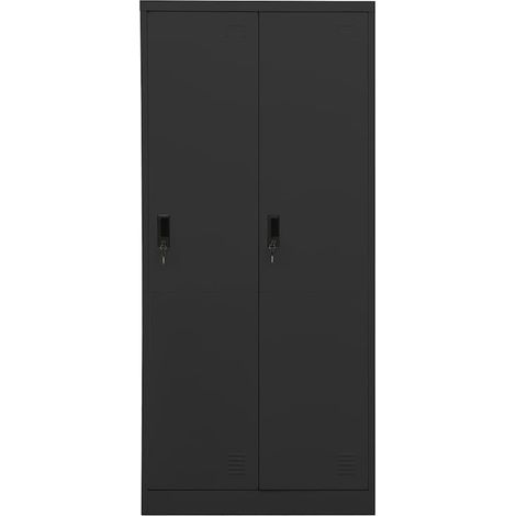 Maison Exclusive - Armadio Antracite 80x50x180 cm in Acciaio (1/5)