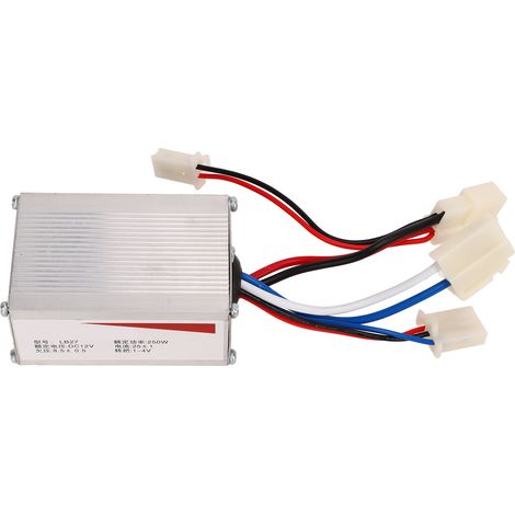 Contrôleur de Vitesse Moteur 12V 250W Aluminium pour Vélo Électrique avec 3 Fils (1/5)