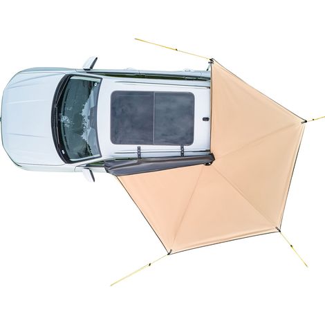 Mophorn 270°-Markise für Fahrzeuge, 3,19x3,07x2,10 m, wasserdichtes Sonnensegel (UV50+) mit Tragetasche, freistehendes Vordach für SUV, Van, LKW & Camping (1/5)
