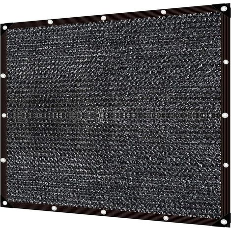 GABRIELLE Rete ombreggiante nera, rete di protezione solare, rete ombreggiante, rete ombreggiante per terrazze, tessuto ombreggiante, vela parasole, vela ombreggiante (3×4m) (1/5)