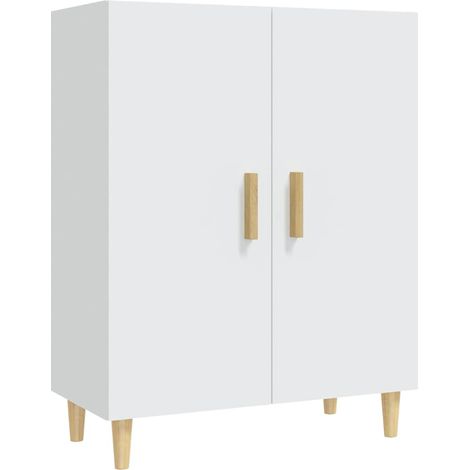 vidaXL Credenza Bianca 70x34x90 cm in Legno Multistrato (1/5)