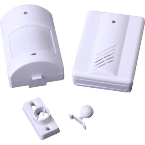 Système de sonnette sans fil avec capteur infrarouge intelligent et détection de mouvement, conçu pour une utilisation efficace partout.-AquaForge (1/5)