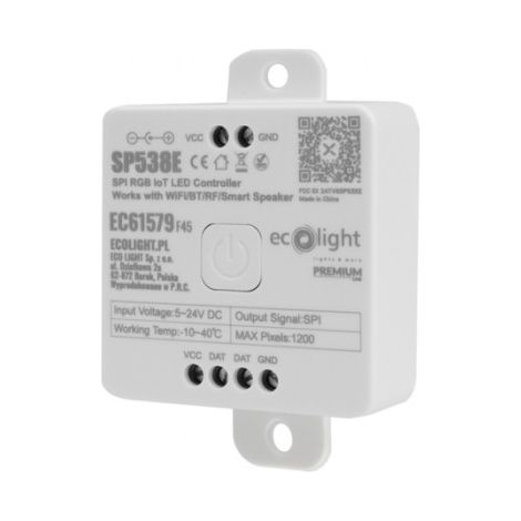 Contrôleur LED IC RGB WiFi RF 12A SD-3 Ecolight 5-24V
