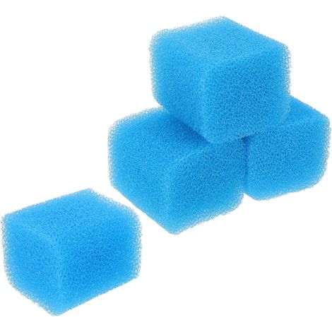 4Pcs Aquarium Sponge Filter Replacement Pads for Fish Tank Reusable Pre-filter Sponges Supports Biological Filtration and Water Quality Easy Installation for Freshwater and (1/5)