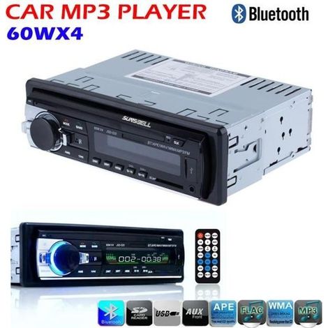Autoradio Bluetooth - Non spécifié - Lecteur USB - 60W x 4 - Appels mains libres - Micro intégré (1/3)