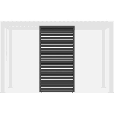 sweeek - Verstellbare Lamellenwand 130cm für Pergola Triomphe 3x4m