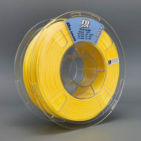 ProRock PETG Tough Filament, 1.75mm, 1000g ProRock PETG-Tough Filament 1.75mm 1000g Yellow (1/2)