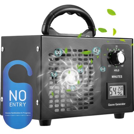 Generador de ozono portátil, salida de 60.000 mg/h, 220 V UE (1/2)