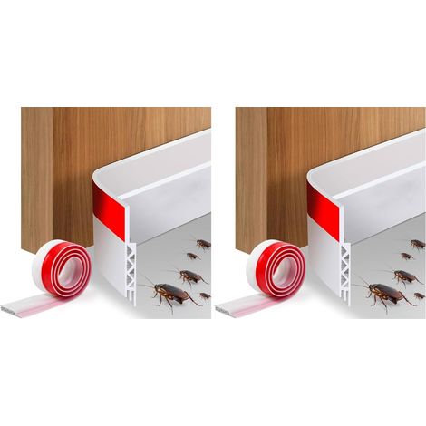 Joint de porte en caoutchouc - Anti-vent et insonorisé - 100cm x 5cm - Pour usage domestique (1/5)