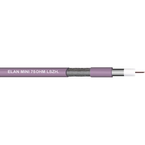 ELAN 70I132 Koaxialkabel Außen-Durchmesser: 2.80 mm  75 Ω  Weiß 10 m