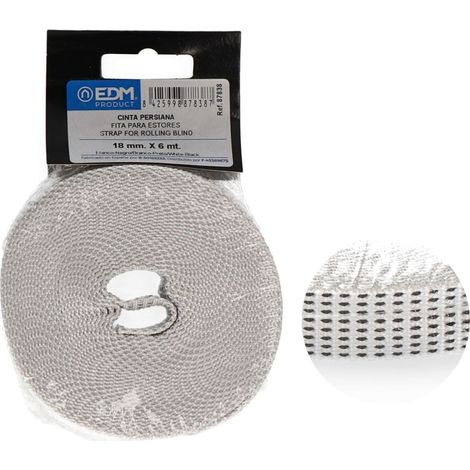 Nastro cieco per elettroerosione compatta 18 mm x 6 m bianco/nero