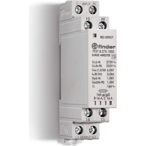 Finder 7P.37.8.275.1003 7P.37.8.275.1003 Scaricatore di sovratensioni 1 pz. (1/4)