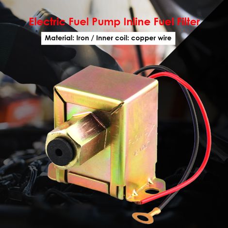 12V automotive fuel pump, external fuel pump for vehicle modifications, universal 3-8 PSI fuel pump for construction equipment--DTEKGAZ