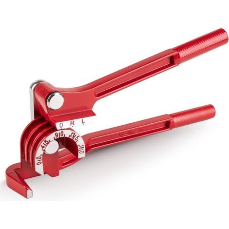 Cintreuse Manuelle 3 en 1 0-180° 3 Tailles 1/4 5/16 3/8 Pouces Pour Cuivre Alu Laiton Acier Fin Rouge (1/5)