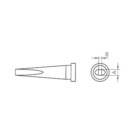 Weller LT-M Punta para soldador 3,2 mm 20 mm