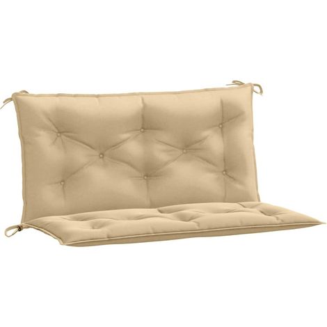 Maison Exclusive - Gartenbank-Auflagen 2 Stk. Melange Beige 100x5