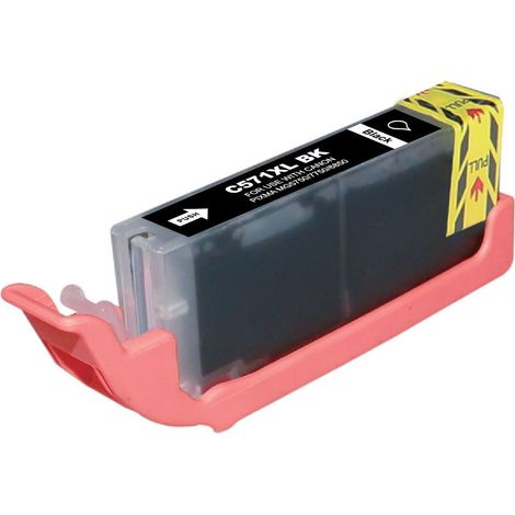 Link Kompatible Tintenpatrone Canon CLI-571XL BK Schwarz 13 ml MG5750 MG6850 MG7750