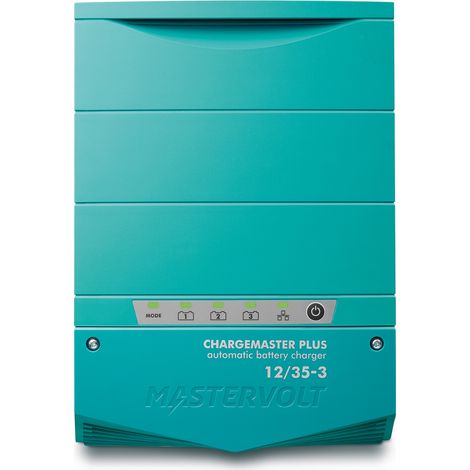 MASTERVOLT Cargador de baterías ChargeMaster Plus 12V 35A, 3 salidas