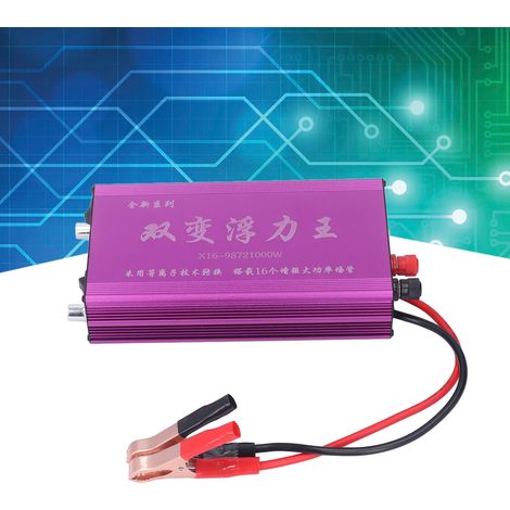 Onduleur double type, booster de batterie intelligent haute puissance 12 V à économie d'énergie (1/5)