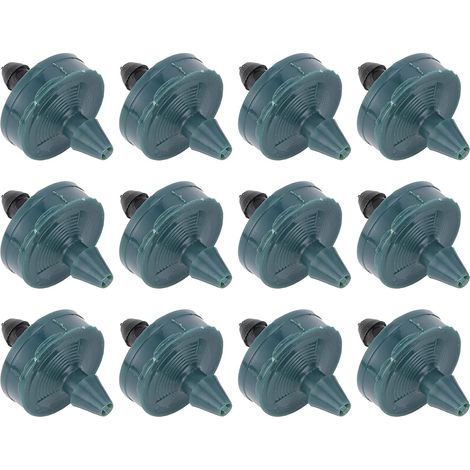 Goutteur Irrigation - 100 Pièces - Plastique PP - Débit 8L/H - Compensation Pression - Jardin Agriculture - Tuyau 4/7mm (1/5)