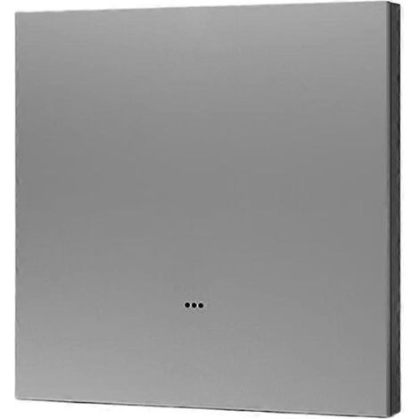 Interrupteur mural intelligent Tuya Zigbee, panneau en alliage d'aluminium, bouton-poussoir, 1, 2, 3 ou 4 boutons, commande vocale via application. (1/5)