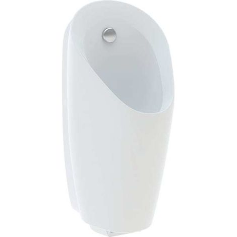 GE Preda Urinal, mit integr. Strg. Gen. Zulauf hinten, weiß (1/5)