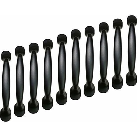Poignée de porte de meuble suédoise, 10 cm x 96 mm, poignées de tiroir noires pour meubles de cuisine et de chambre à coucher [HK]