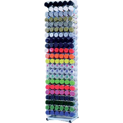 ESPOSITORE VUOTO PER SMALTO SPRAY 132 posti (1 pannello fisso)  - AREXONS