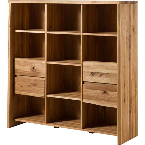Libreria in legno di quercia selvatica 142x45x147 oliato naturale PURE OAK 110