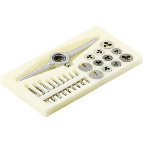 Juego de 30 machos de roscar HSS de una sola ranura M1, M1.1, M1.2, M1.4, M1.6, M1.8, M2, M2.2, M2.5 (1/5)
