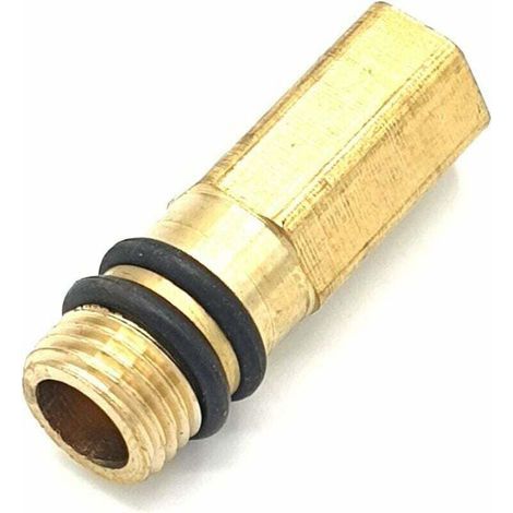 Kit de réparation de tuyau d'arrosage - 6 pièces pour raccorder 19 mm (3/4"), pour un raccordement facile et rapide ou un tuyau de réparation sans outils, jaune (1/2)