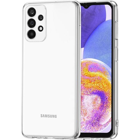 Hülle Samsung Galaxy Silikon TPU Kratzfest A23 4G 6,6 Zoll Transparent