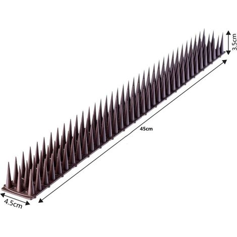 Pic Anti Pigeon, 5.4 Mètres Anti Pigeons Pour Balcon, Anti Oiseaux Plastique Pour Pigeons Chats Moineaux, Pic Anti Chat Pour Fenêtre, Respectueux Des Animaux Pique Anti Pigeon (12 Pièces Mar - RWRépul (1/4)