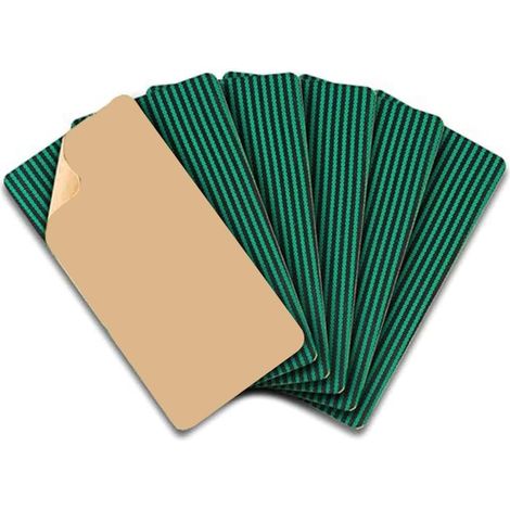 Lot de 6 rustines de réparation imperméables autocollantes pour bâche de piscine Vert 20 x 10 cm (1/5)
