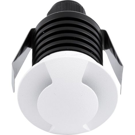 Merano Fort Spot Encastrable Au Sol Extérieur Aluminium Nickel Satiné LED 1W 19Lm 3000K IP67 Driver Inclus