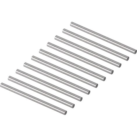 100 pcs 1mm x 15.8mm Cheville Goupilles Inox Acier Argent Ton (1/5)