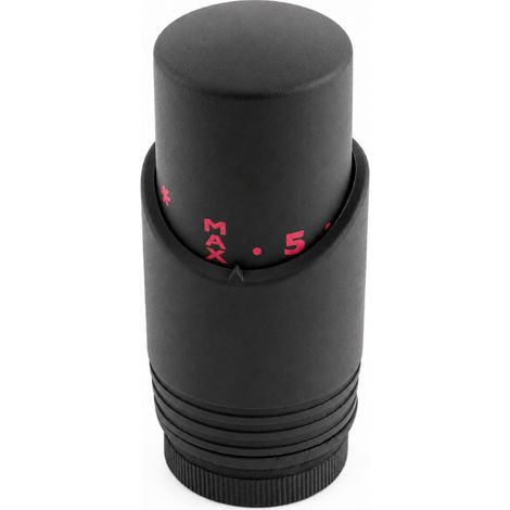 Tête thermostatique design noire M30x1,5 Fluidheat (1/5)