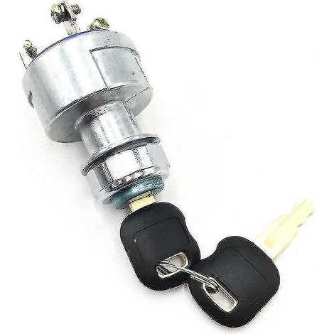 Interrupteur d'allumage neuf 9G7641 avec 2 clés, compatible avec les moteurs Caterpillar (CAT) D250E, D300E et D350E-SFYGV P (1/5)
