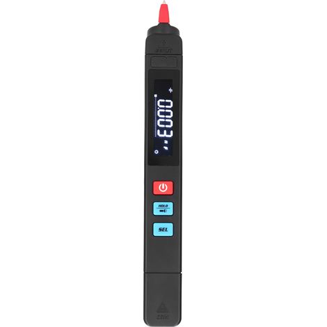 Multimètre stylo haute précision, testeur de tension électrique numérique automatique avec lampe torche et écran LCD (1/5)
